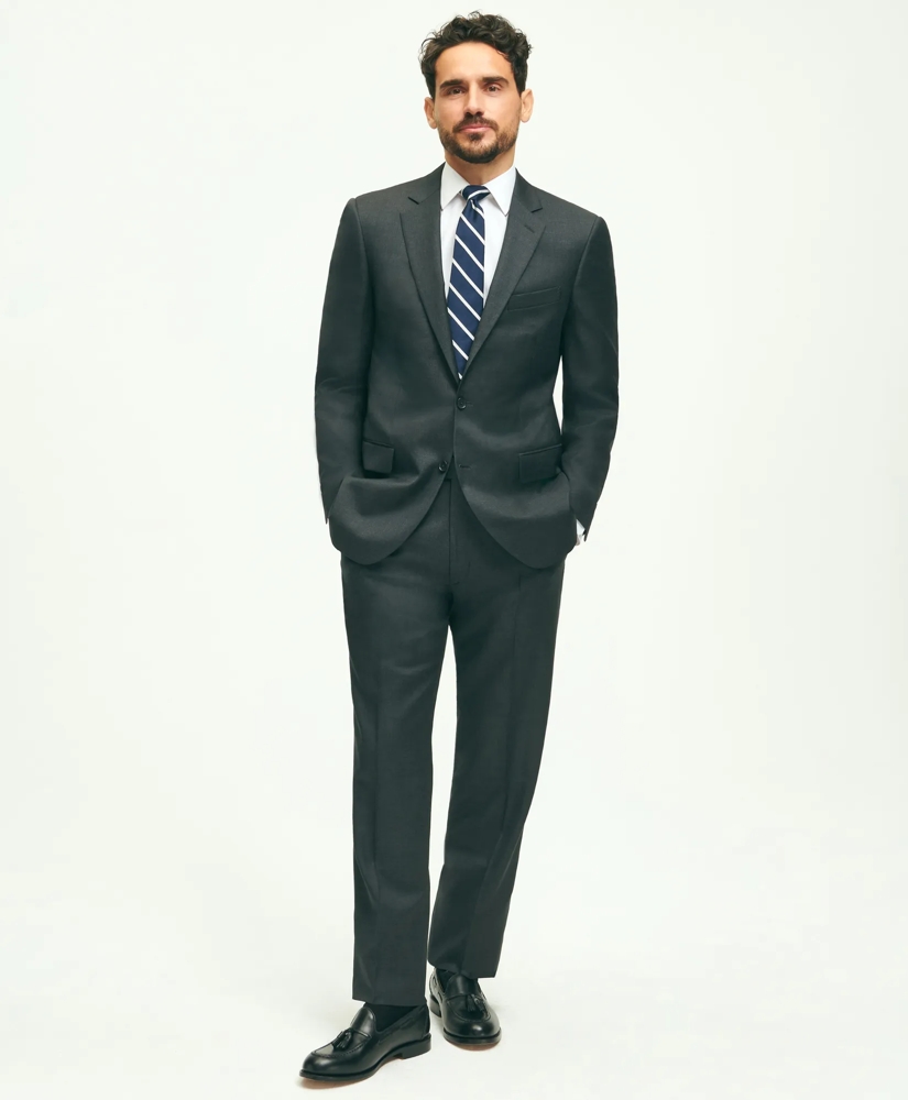 Traditional Fit Wool Tic 1818 Suit, image 2