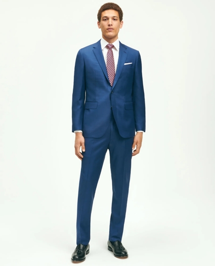 Slim Fit Wool Sharkskin 1818 Suit, image 1