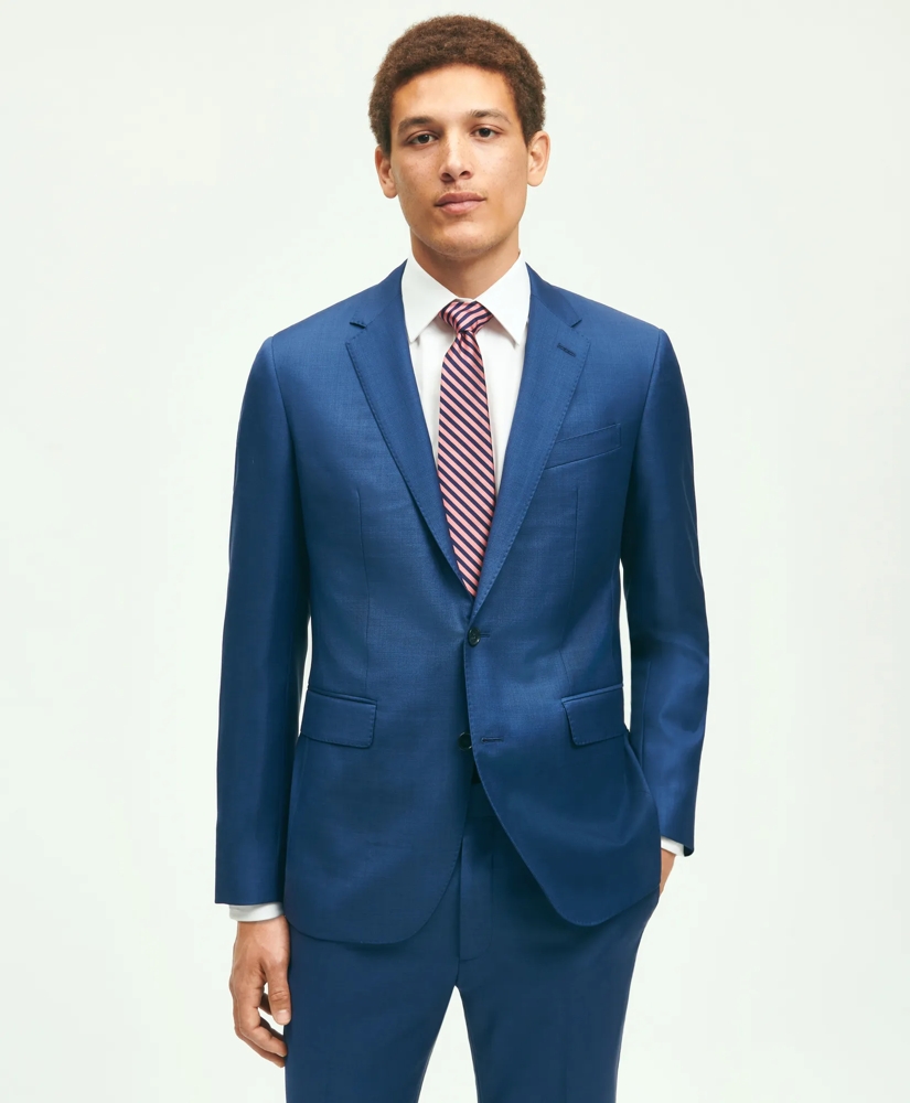 Slim Fit Wool Sharkskin 1818 Suit, image 3