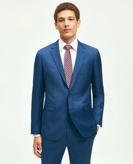 Slim Fit Wool Sharkskin 1818 Suit, image 3