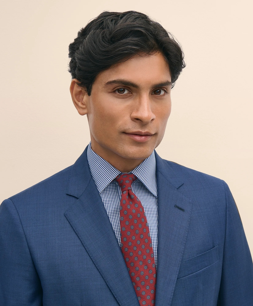 Slim Fit Wool Sharkskin 1818 Suit, image 3
