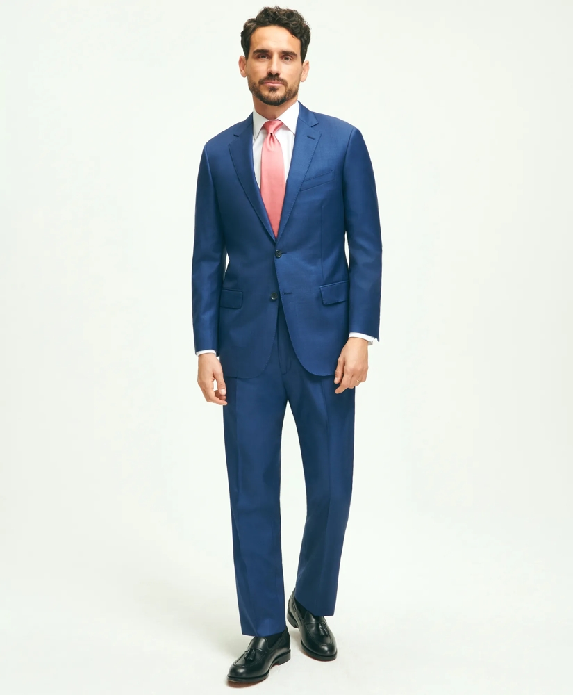 Traditional Fit Wool Sharkskin 1818 Suit, image 2