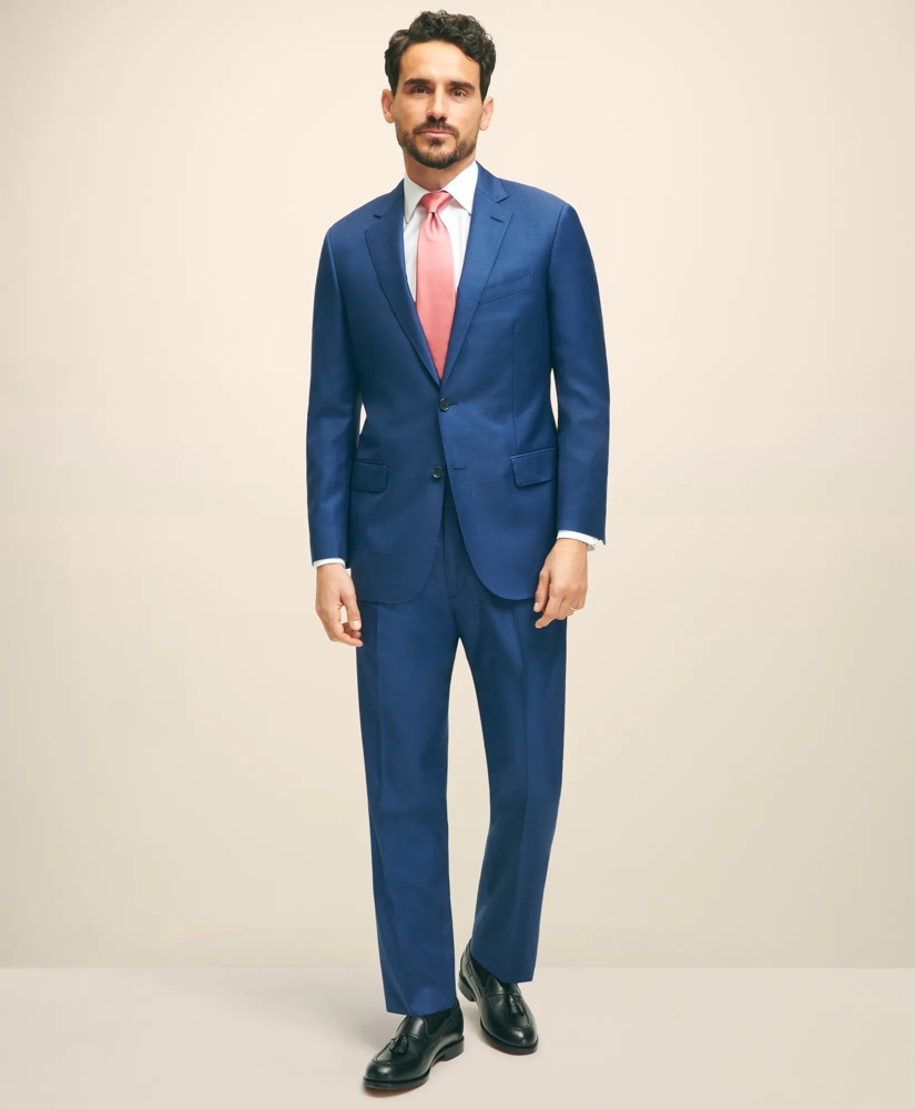Traditional Fit Wool Sharkskin 1818 Suit, image 2