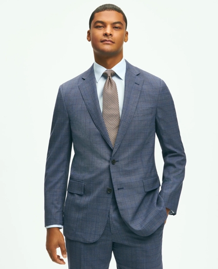 Classic Fit Wool Checked 1818 Suit, image 1