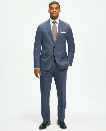 Classic Fit Wool Checked 1818 Suit, image 2