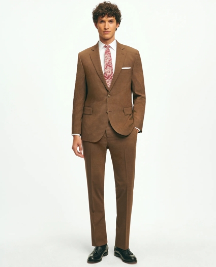 Classic Fit Stretch Wool Pinstripe 1818 Suit, image 1