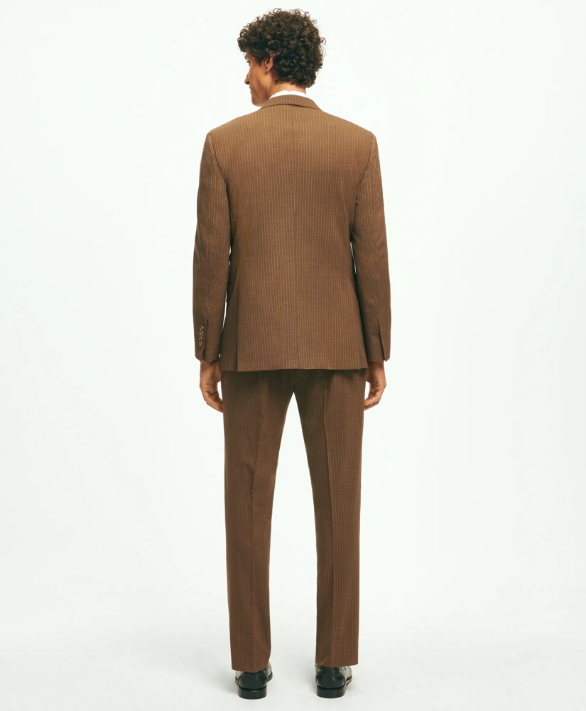 Classic Fit Stretch Wool Pinstripe 1818 Suit, image 3