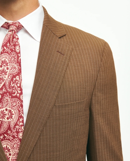 Classic Fit Stretch Wool Pinstripe 1818 Suit, image 4