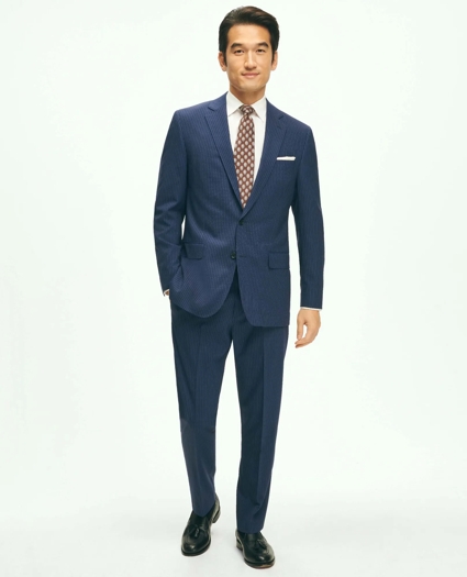 Brooks Brothers Explorer Collection Classic Fit Wool Pinstripe Suit Jacket, image 2