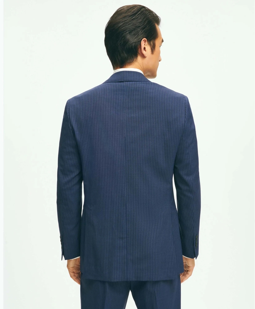Brooks Brothers Explorer Collection Classic Fit Wool Pinstripe Suit Jacket, image 5
