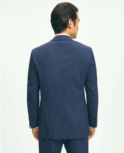 Brooks Brothers Explorer Collection Classic Fit Wool Pinstripe Suit Jacket, image 5