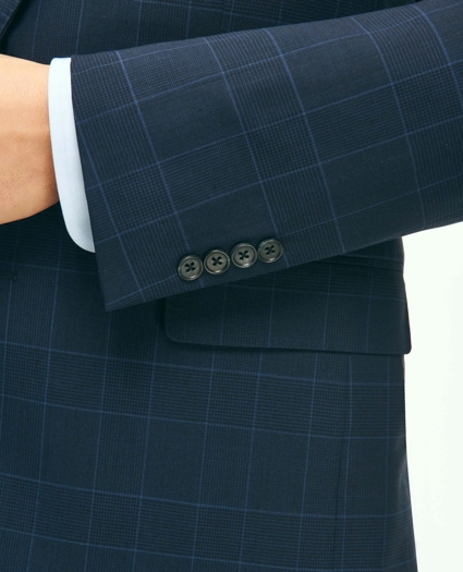 Brooks Brothers Explorer Collection Classic Fit Wool Checked Suit Jacket, image 5