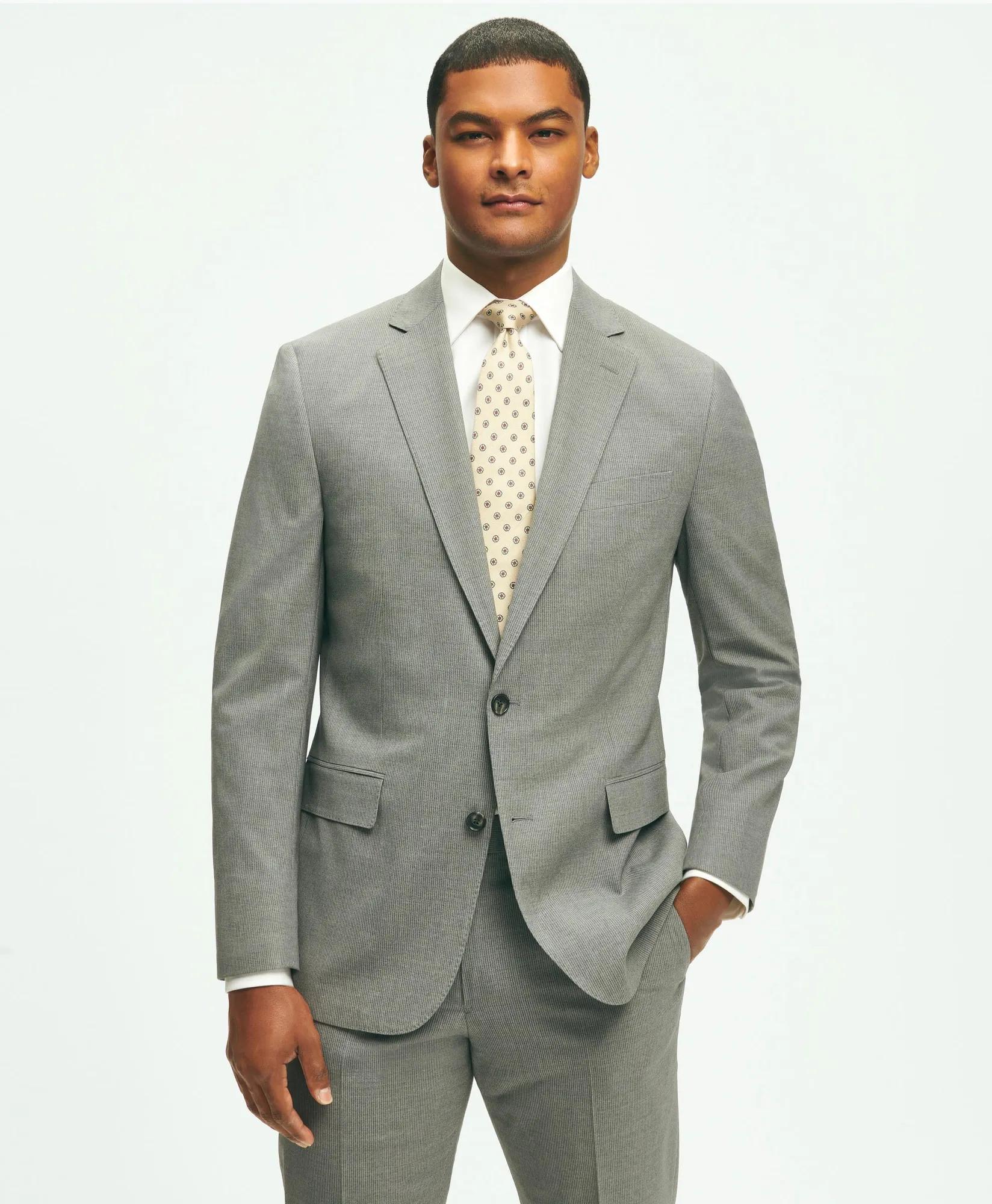Explorer Collection Classic Fit Wool Pinstripe Suit Jacket
