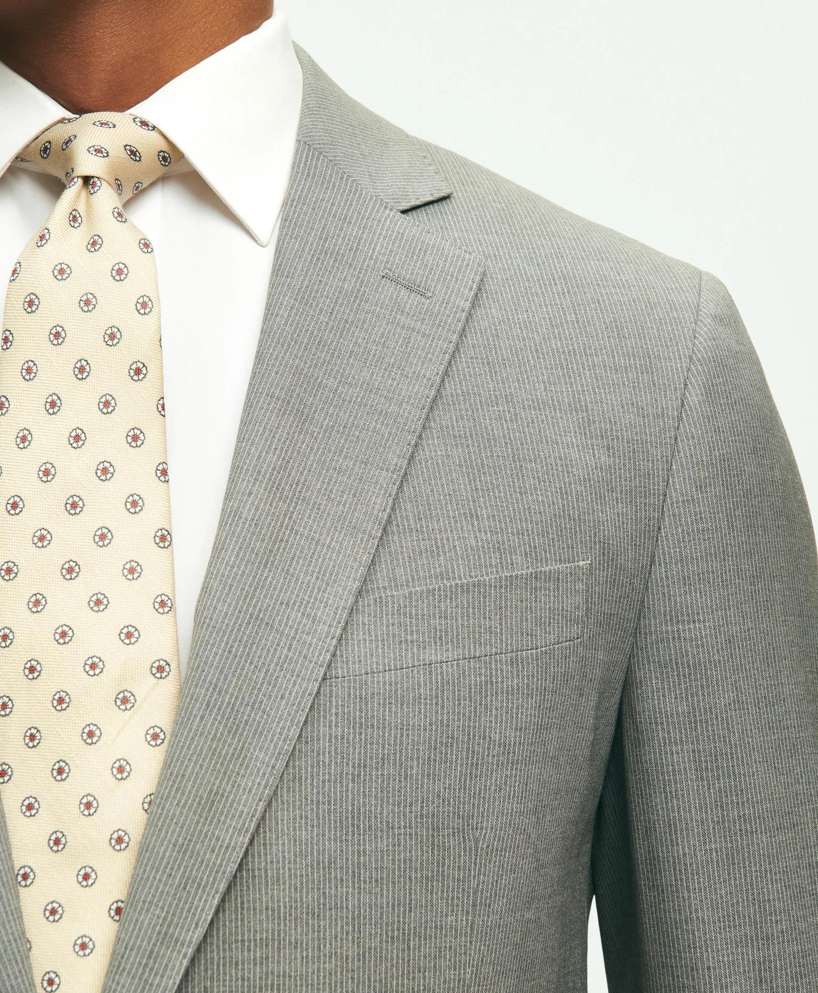 Explorer Collection Classic Fit Wool Pinstripe Suit Jacket