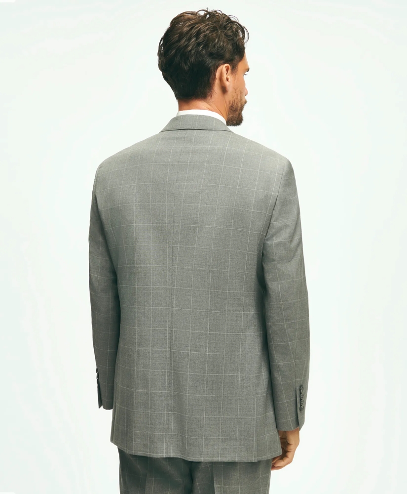 Traditional Fit 1818 Windowpane Suit In Wool, image 4