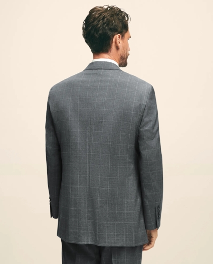 Traditional Fit 1818 Windowpane Suit In Wool, image 4