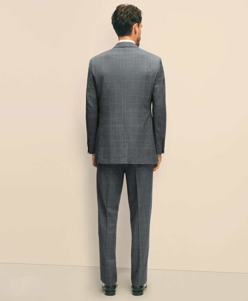 Traditional Fit 1818 Windowpane Suit In Wool, image 6