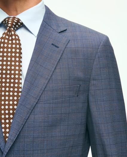 Traditional Fit Wool Checked 1818 Suit, image 3