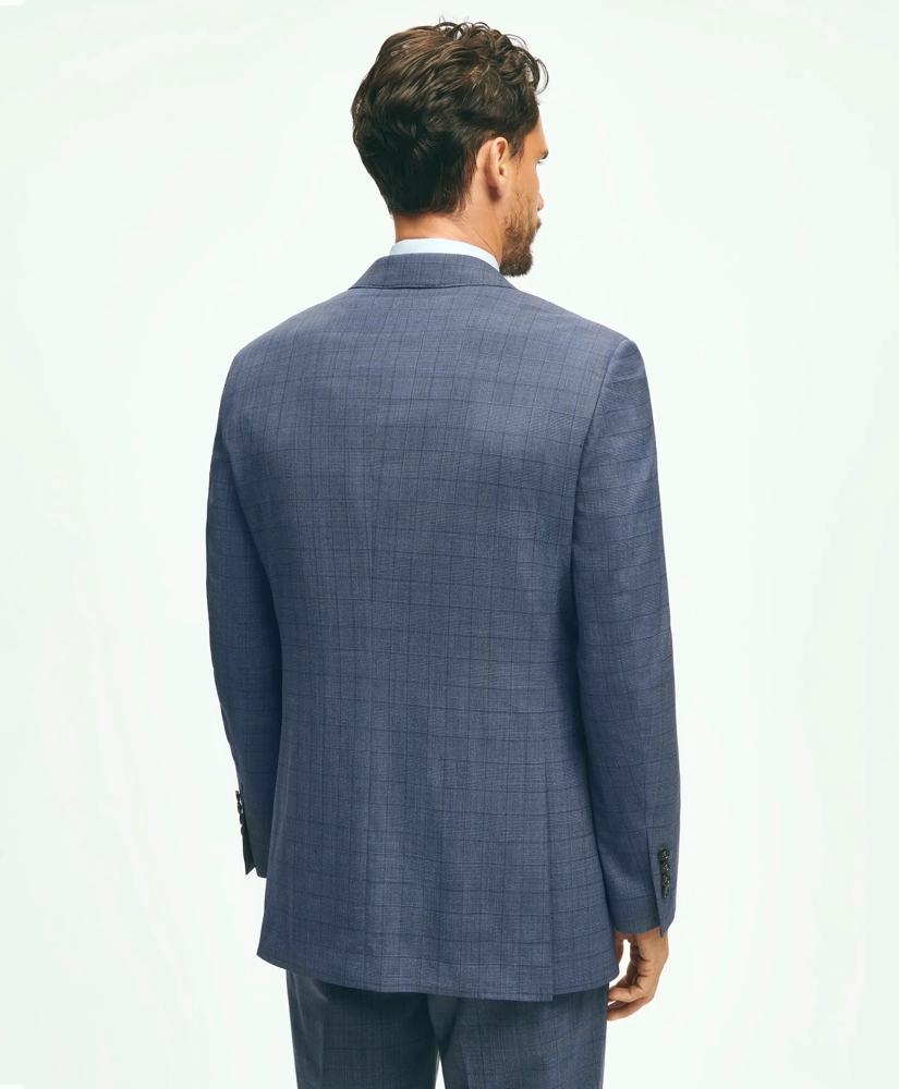 Traditional Fit Wool Checked 1818 Suit, image 4