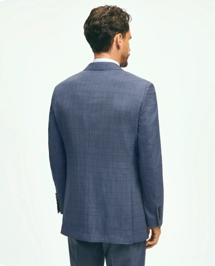 Traditional Fit Wool Checked 1818 Suit, image 4