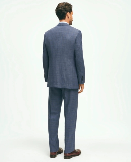 Traditional Fit Wool Checked 1818 Suit, image 6