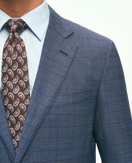 Slim Fit Wool Checked 1818 Suit, image 3