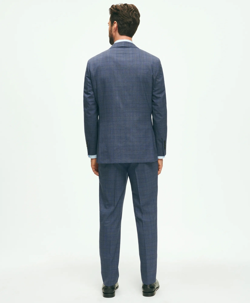 Slim Fit Wool Checked 1818 Suit, image 6
