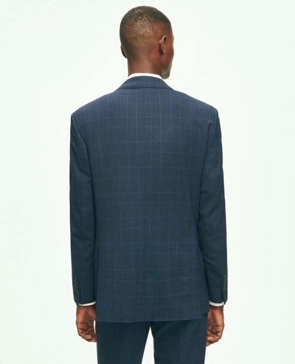 Brooks Brothers Explorer Collection Slim Fit Wool Checked Suit Jacket, image 3