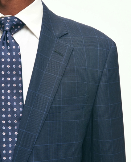 Brooks Brothers Explorer Collection Slim Fit Wool Checked Suit Jacket, image 4