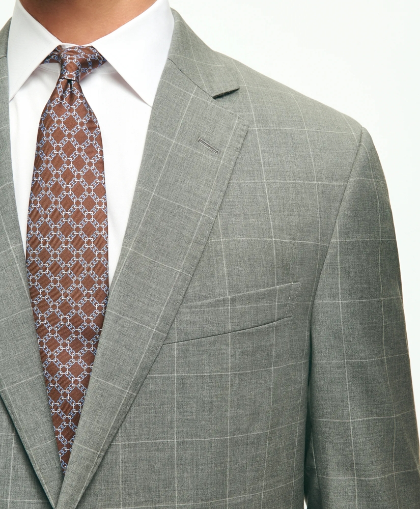 Classic Fit Windowpane 1818 Suit, image 3
