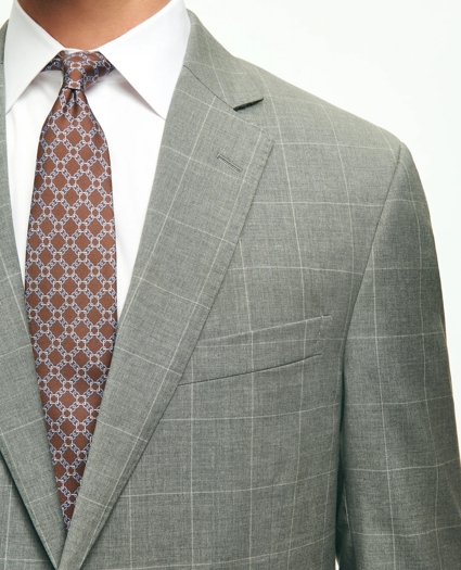 Classic Fit Windowpane 1818 Suit, image 3