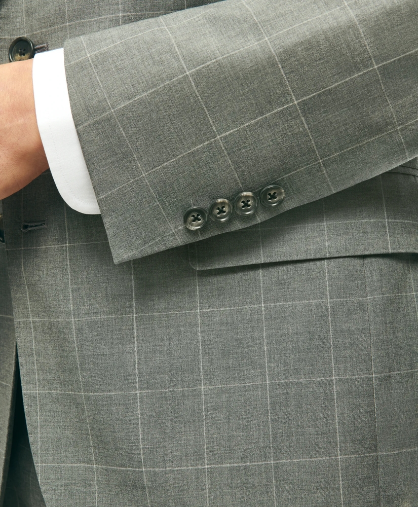 Classic Fit Windowpane 1818 Suit, image 5