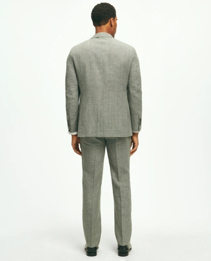 Classic Fit 1818 Houndstooth Suit In Linen-Wool Blend, image 4