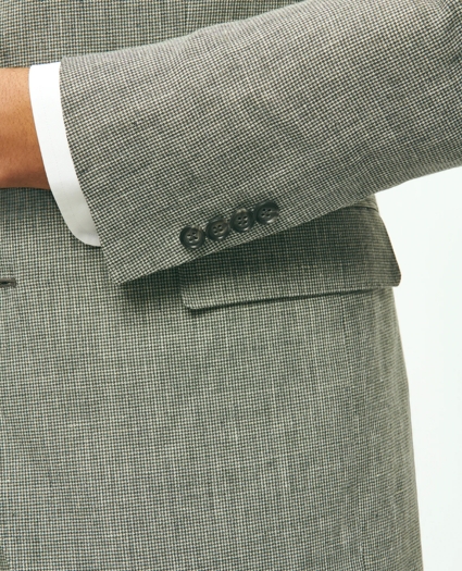 Classic Fit 1818 Houndstooth Suit In Linen-Wool Blend, image 5