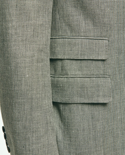 Classic Fit 1818 Houndstooth Suit In Linen-Wool Blend, image 6