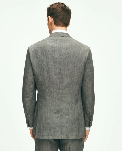 Slim Fit Linen Suit Jacket, image 4