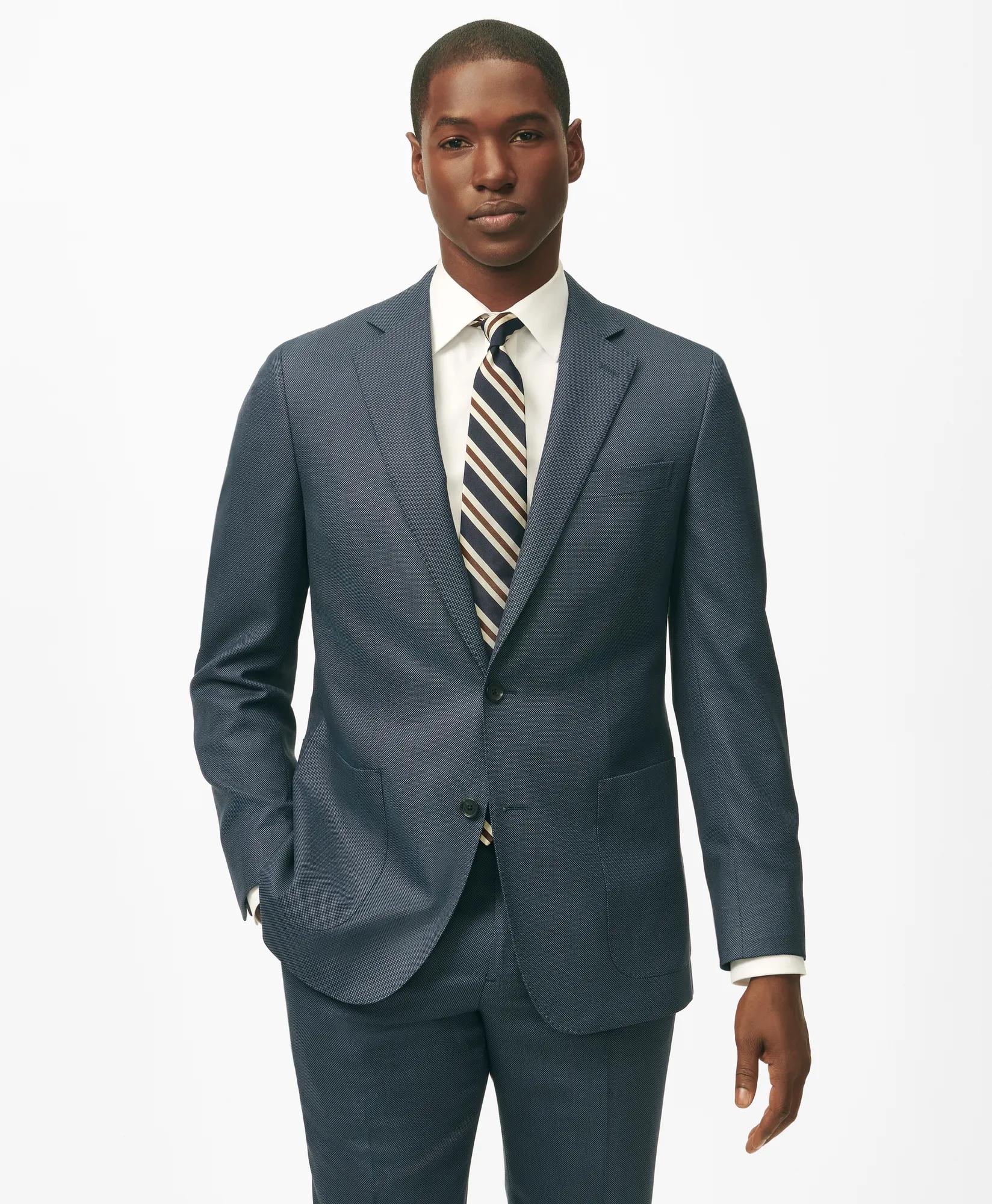 Explorer Collection Classic Fit Wool Nailhead Suit Jacket