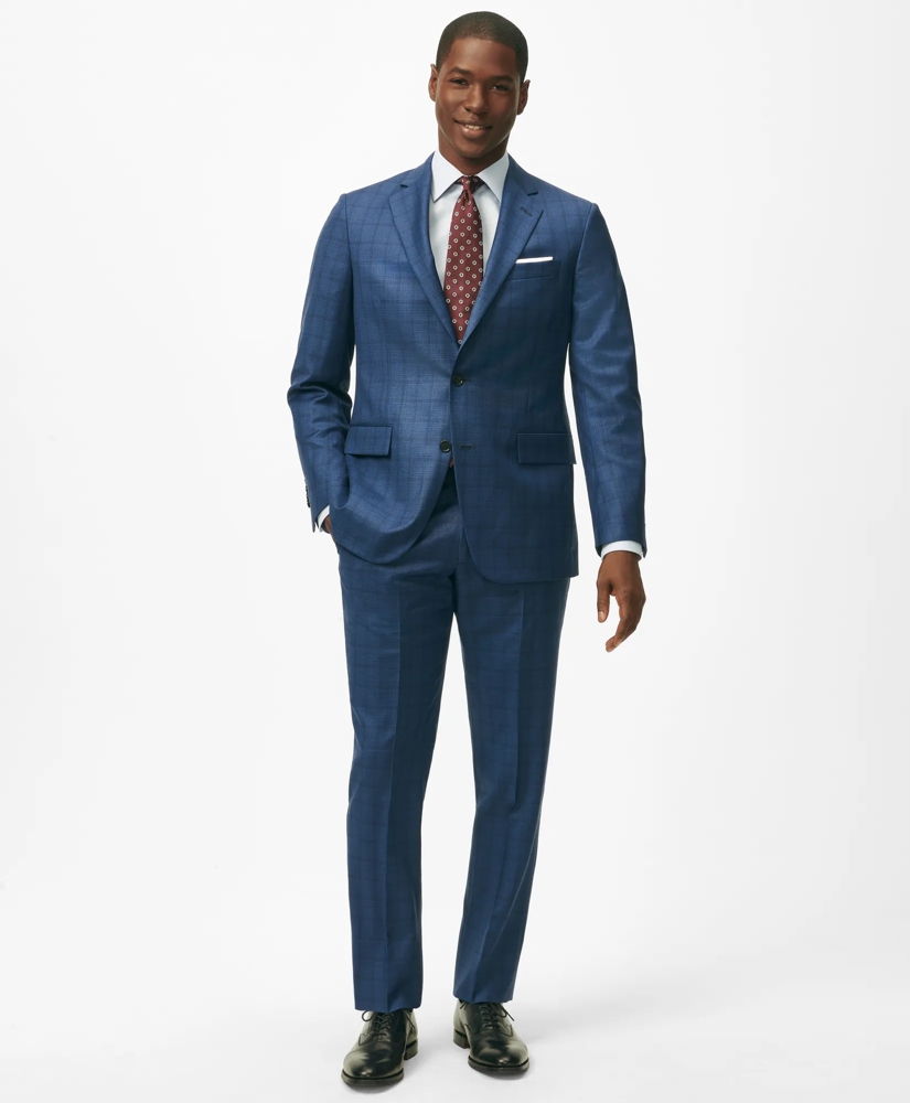 American-Made Classic Fit Multi-Checked 1818 Suit, image 2