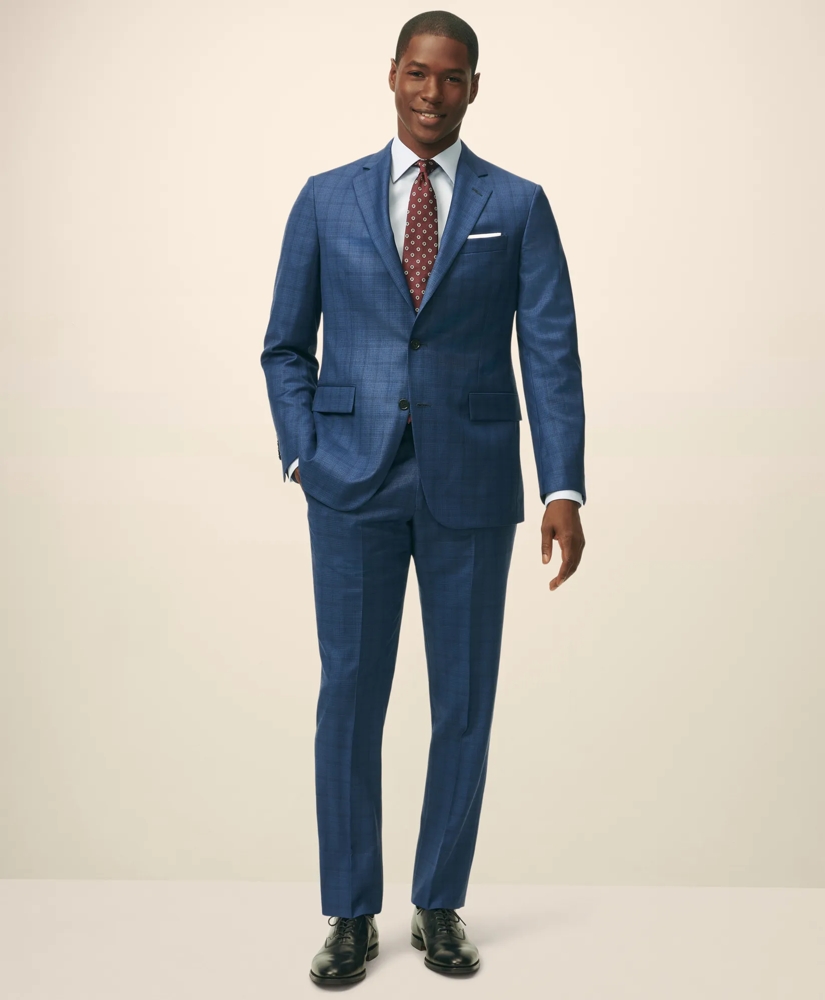 American-Made Classic Fit Multi-Checked 1818 Suit, image 2