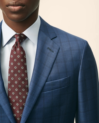 American-Made Classic Fit Multi-Checked 1818 Suit, image 4