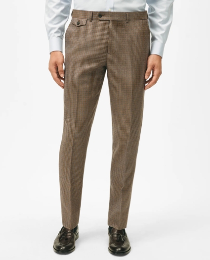 Slim Fit Guncheck Wool Suit Pants, image 1