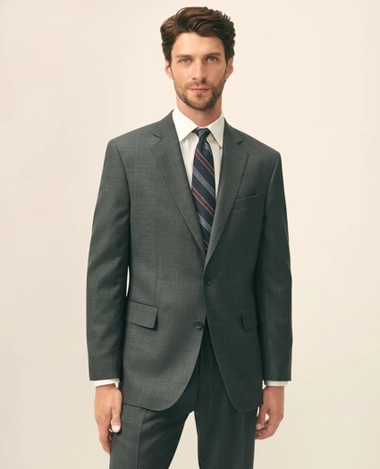 Classic Fit Wool Windowpane 1818 Suit, image 1