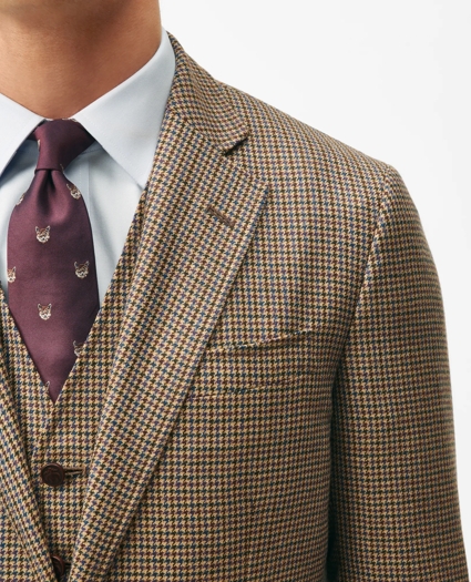 Slim Fit Guncheck Wool Suit Jacket, image 4