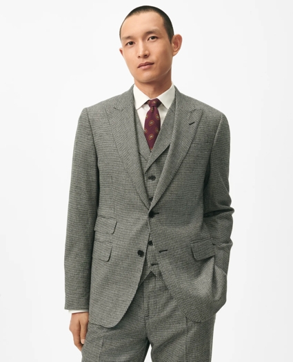 Slim Fit Houndstooth Wool-Cashmere Suit Jacket, image 1