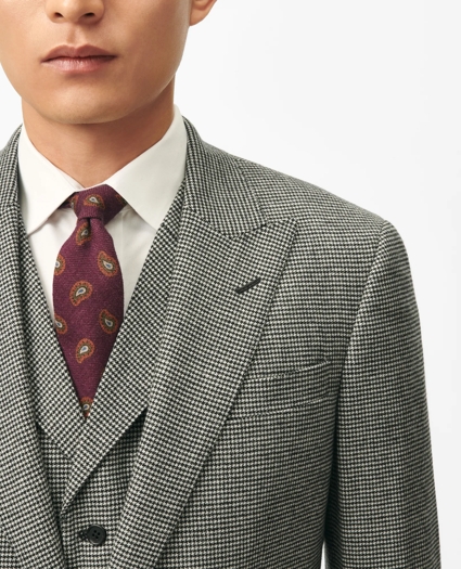 Slim Fit Houndstooth Wool-Cashmere Suit Jacket, image 4