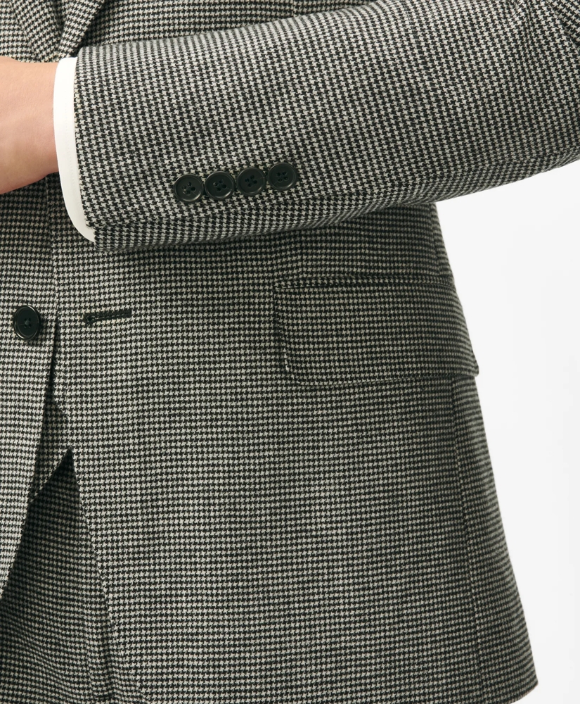 Slim Fit Houndstooth Wool-Cashmere Suit Jacket, image 5