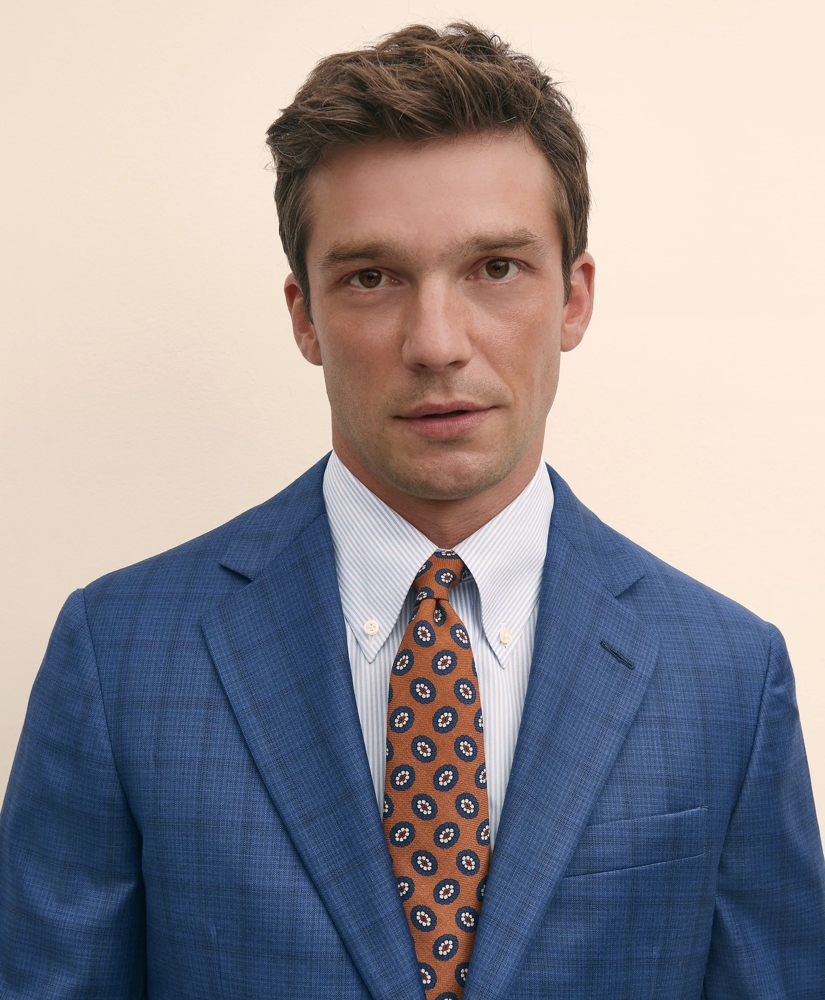 American-Made Slim Fit Multi Checked 1818 Suit, image 3