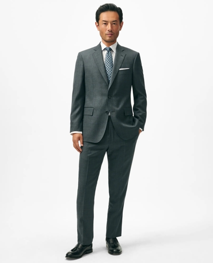 Slim Fit Wool Windowpane 1818 Suit, image 3