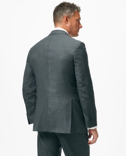 Traditional Fit Wool Windowpane 1818 Suit, image 3