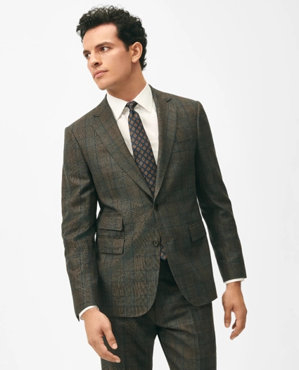 Slim Fit Wool Cashmere Checked 1818 Suit, image 3